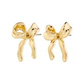Orecchini A Bottone Donna Pilgrim, Placcato Oro, Design Danese, Ipoallergenici, 611732023