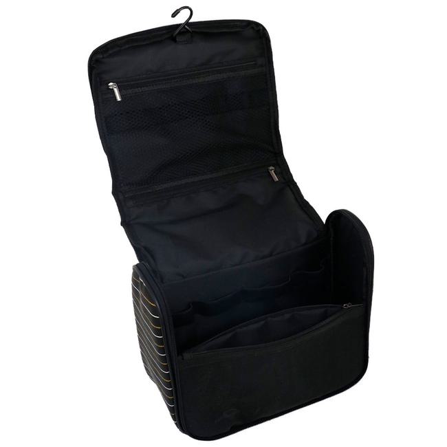 TRAVISON Beauty Case XL Da Viaggio – Capiente, Impermeabile, Con Tasche Interne, Per Uomo E Donna, Colore Grigio